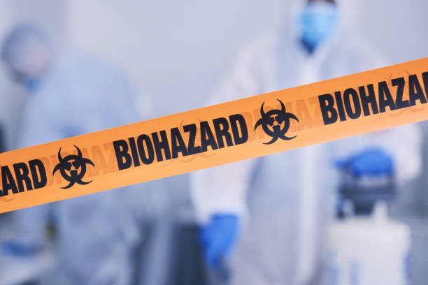 Professional Blood Cleanup technician working in Meyersville, TX